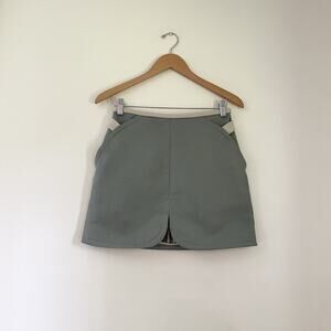 Balenciaga 2010 Nicolas Ghesquiere Mini retro cargo Skirt Size 38 (Size 6) Gray